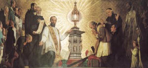 La Eucaristía.